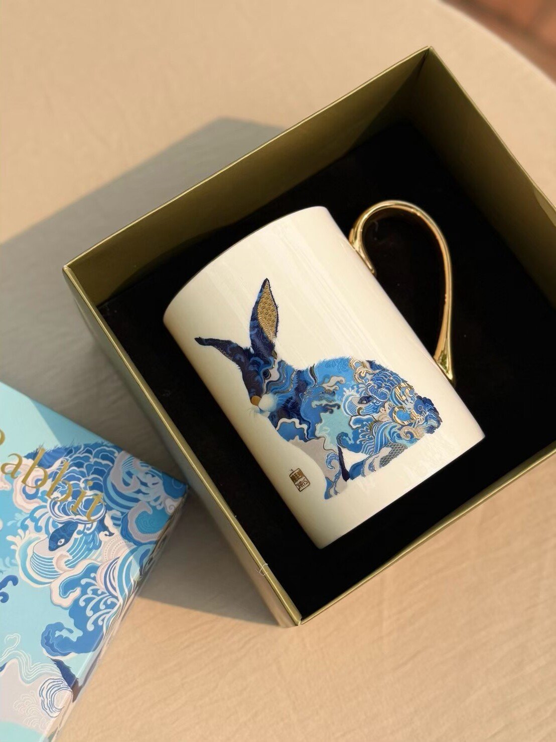 water rabbit zodiac mug