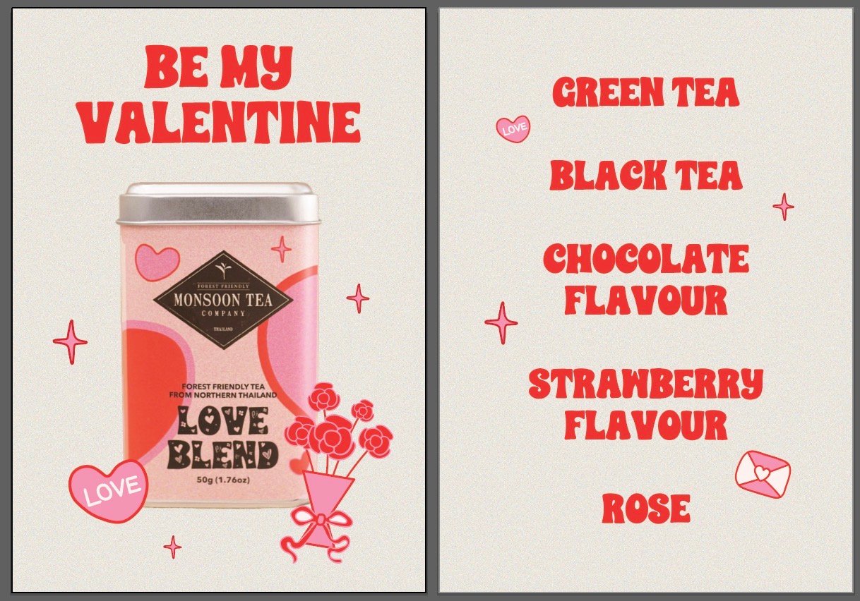 Free sticker sheet during Valentine's campaign!