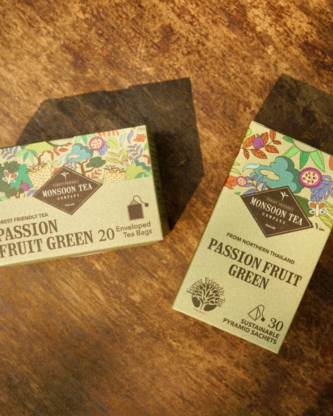 Passion Fruit Green Tea Bags
