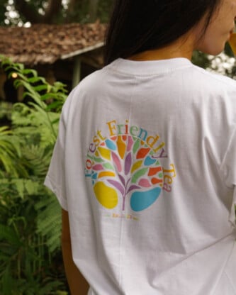 Forest Friendly Tea shirt - Rainbow Edition